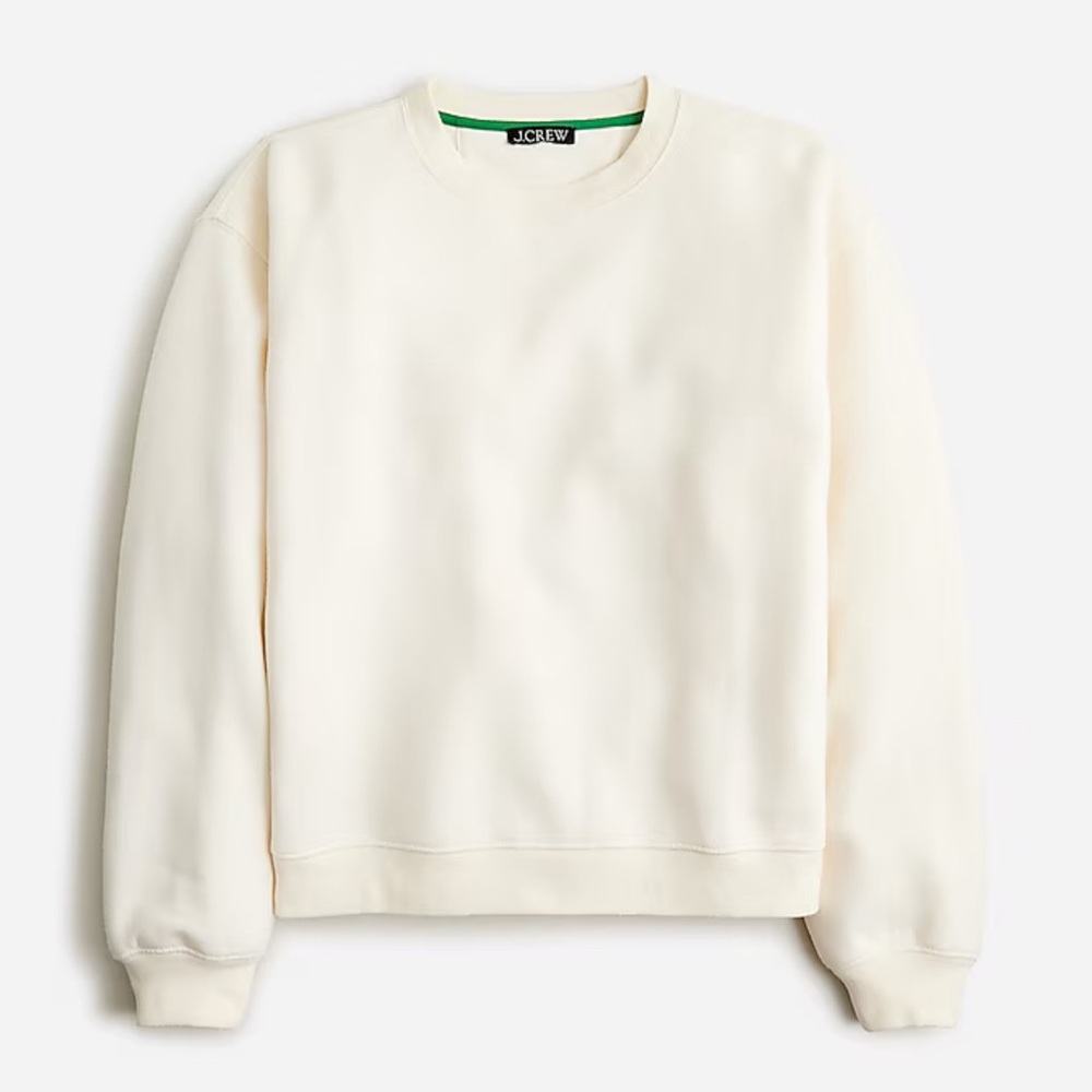 Heritage fleece cropped sweatshirt